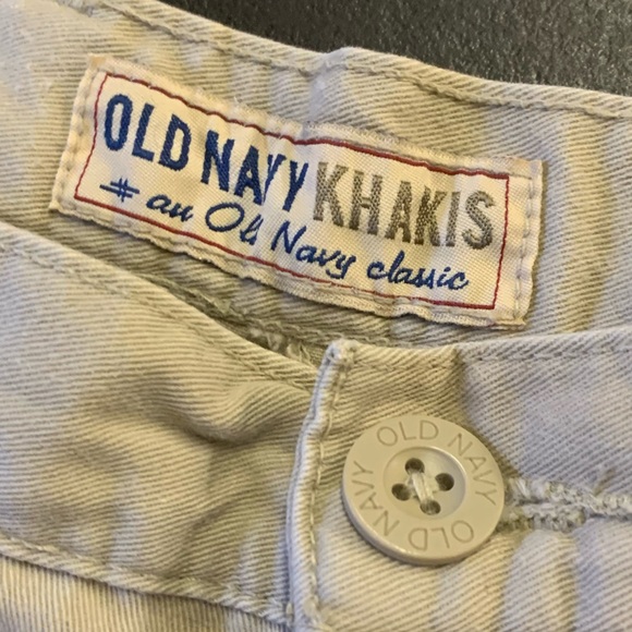 Pleated Khaki Slacks Size 10 Regular Old Navy - Picture 4 of 5